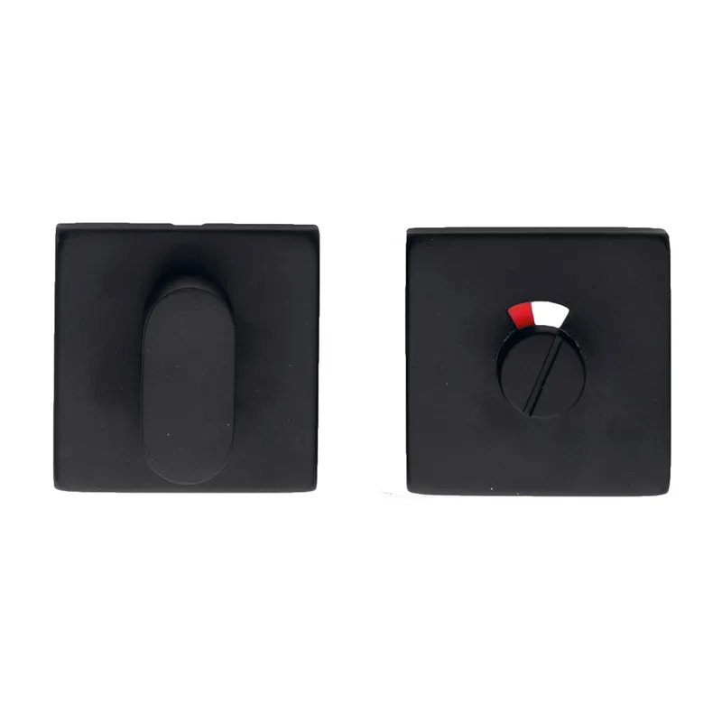 Voordeelprijs Hdd Pro WC Garnituur Square Shape Zwart Tige 120 Mm