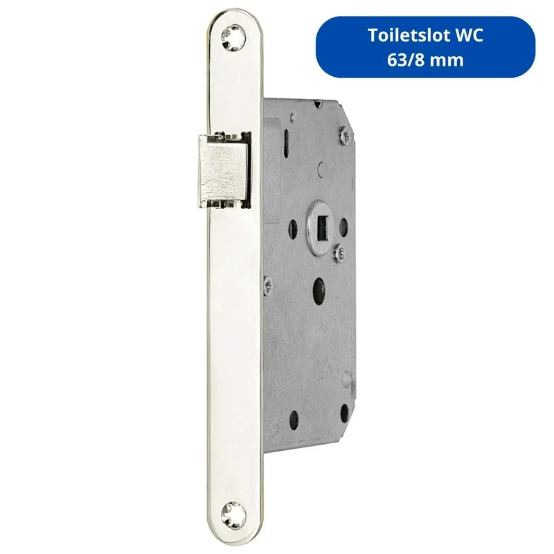 Dagaanbieding Artitec Mi Satori Toiletslot WC 63/8 mm 1200 Serie Glans Nikkel