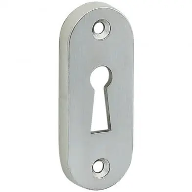 Nieuwe Collectie Artitec Sleutelrozet ovaal 60x26mm mat nikkel ongelakt