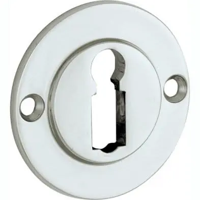 Ambachtelijk Artitec Sleutelrozet Chemin de Fer 50mm BB glans chroom
