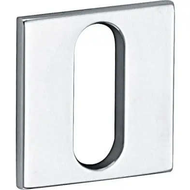 Topkwaliteit Artitec Sleutelrozet Mini vierkant 25mm glans chroom