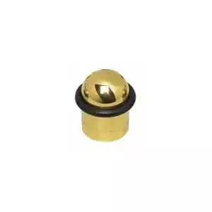 Intersteel Deurstop met ring Messing Gelakt Ambachtelijk