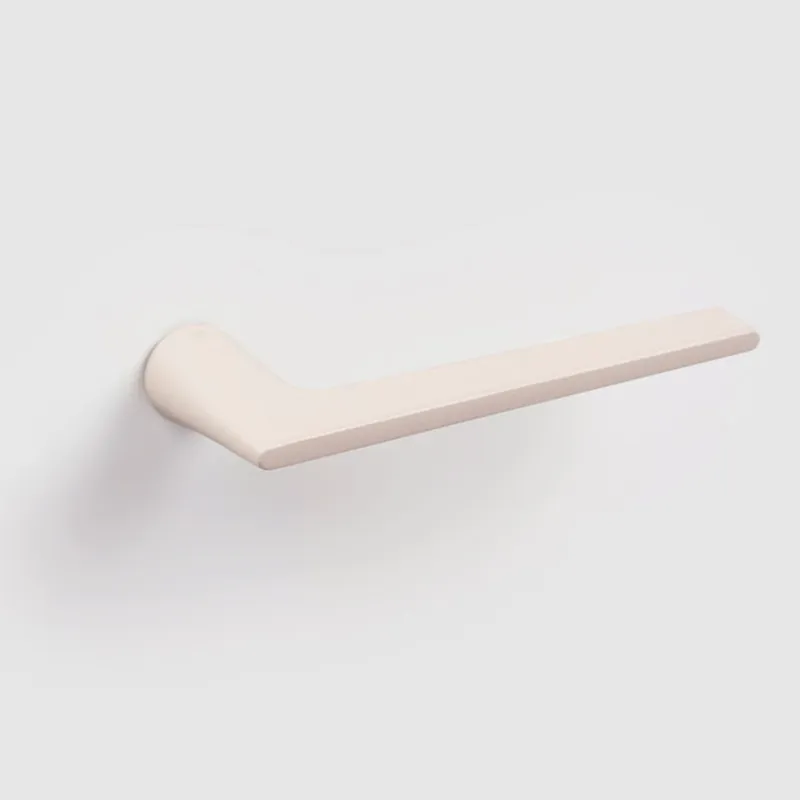 Veilige Betaling NUDA Deurkruk Lieve Maan Grijs op minimalistisch rozet