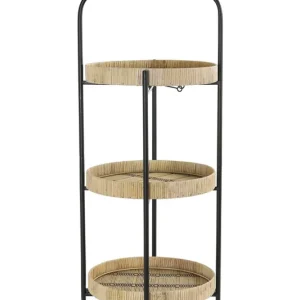 D - Light & Living - Etagere LORENA - Ø37x89cm - Zwart Koopje