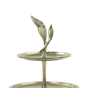 D - Light & Living - Etagere FOGLIA - Ø30x36cm - Goud Goedkoop