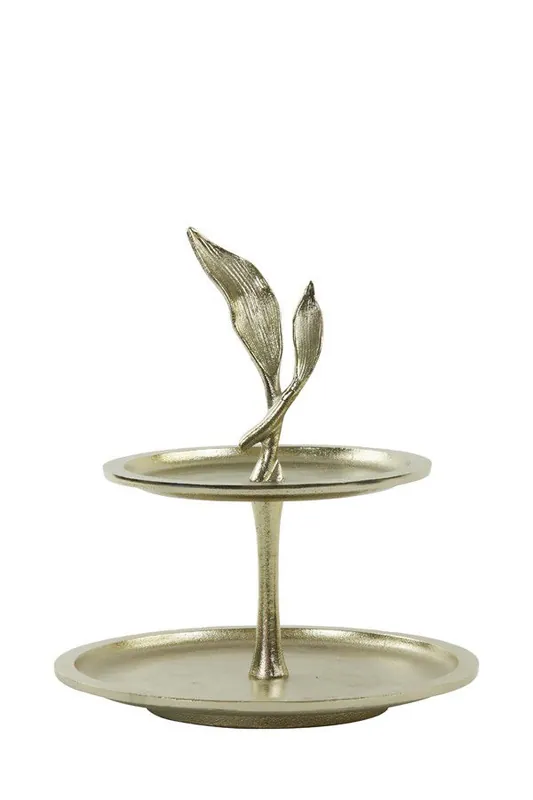 D - Light & Living - Etagere FOGLIA - Ø30x36cm - Goud Goedkoop