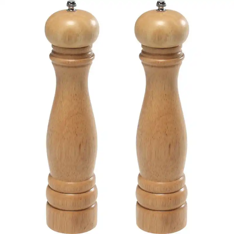 Garantie Inbegrepen Pepermaler/zoutmaler molens 26 cm van beuken hout - Peper en zoutstel