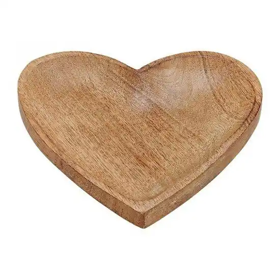 Professioneel Serveerplank hart vorm - 20 cm - mangohout - dienblad - serveren - Dienbladen