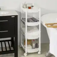 Seizoensaanbieding Keukentrolley - Serveerwagen - 4 vakken - Mobiel - 49x100x33 cm