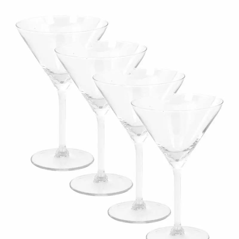 Groothandel Excellent Houseware Martini glazen - 4x stuks -260 ml - Cocktailglazen