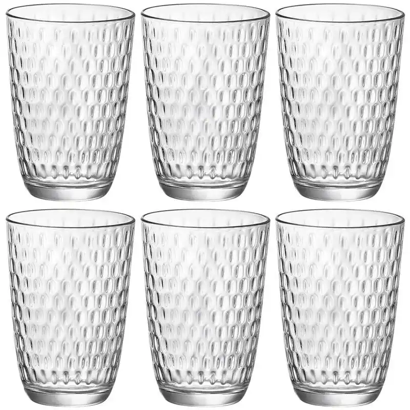 Geld-Terug-Garantie Bormioli Rocco Drinkglazen - 6x stuks - transparant - glas - 390 ml - Longdrinkglazen