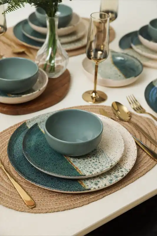 Keramika Serviesset - Colored - 24 delig - 6 Personen - Stoneware Meest Verkocht