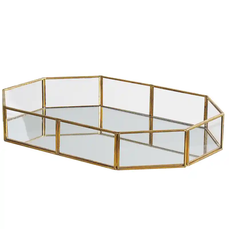 Fabrieksprijs CHABRIS - Dienblad - Goud - Glas