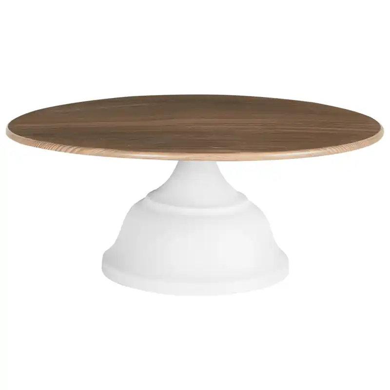 BRIOCHE - Gebaksstandaard - Wit/Licht hout - IJzer/Hout Op = Op