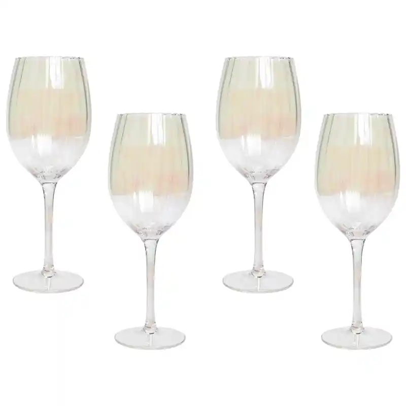 Flitsaanbieding MORGANITE - Wijnglas set van 4 - Transparant - Glas