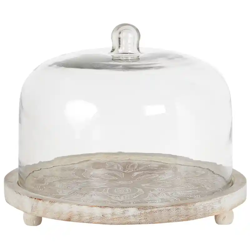 FAJUM - Cupcake standaard - Lichtbruin  - Glas Nieuw Model