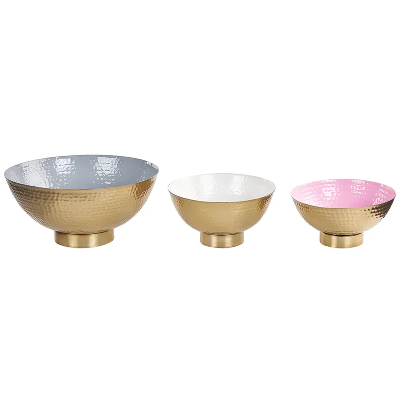 BARU - Decoratieve schalen set van 3 - Goud - IJzer Premium