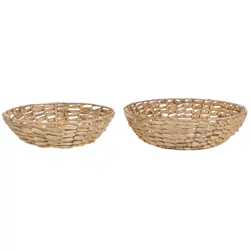 DALAT - Decoratieve schaal set van 2 - Licht - Waterhyacint Veilige Betaling