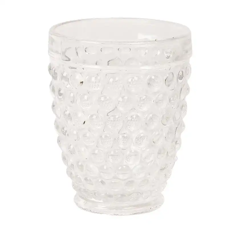 Clayre & Eef Waterglas 225 ml Glas Rondjes Tijdelijk Beschikbaar
