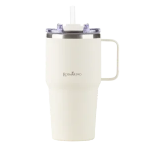 Rosmarino Waterfles - Drinkfles - Thermosfles - Dubbelwandig - 0.6l - Wit Flitsaanbieding