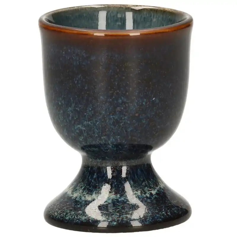 Cosy & Trendy Eierdopje - aardewerk - donkerblauw - 5 cm - Eierdopjes Origineel