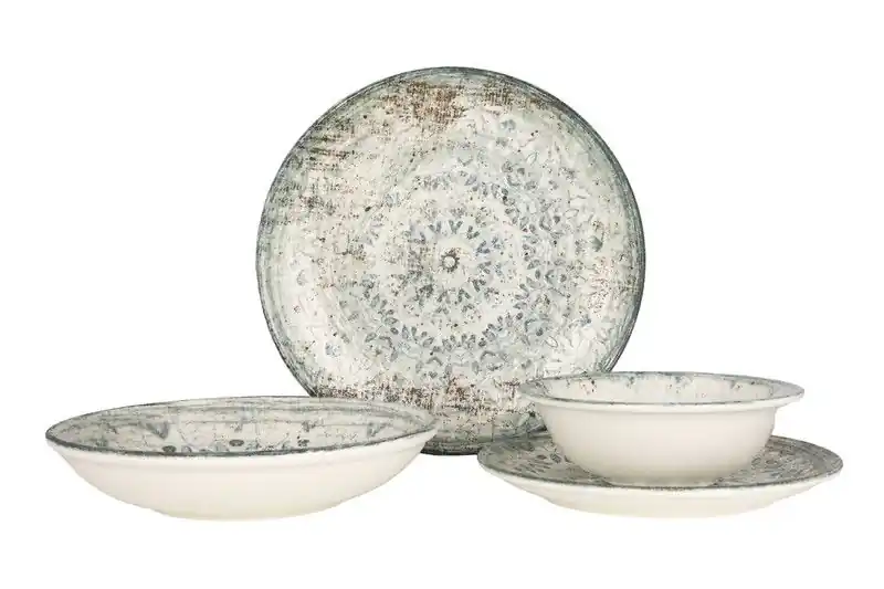 Rechtstreeks Van De Fabrikant Rinart Serviesset (Medium) - Fade - 24 delig - 6 Personen - Porselein