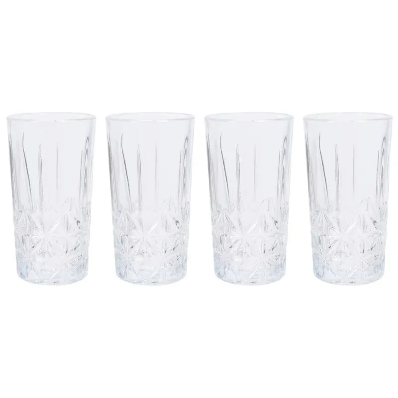 Topkwaliteit Atmos Fera Longdrinkglazen - 4x stuks - 300 ml - sap/water/drinkglazen - Longdrinkglazen