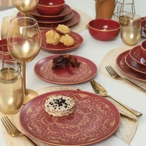 Betrouwbaar Keramika Serviesset - Keraart Hatırat - 24 delig - 6 Personen - Stoneware