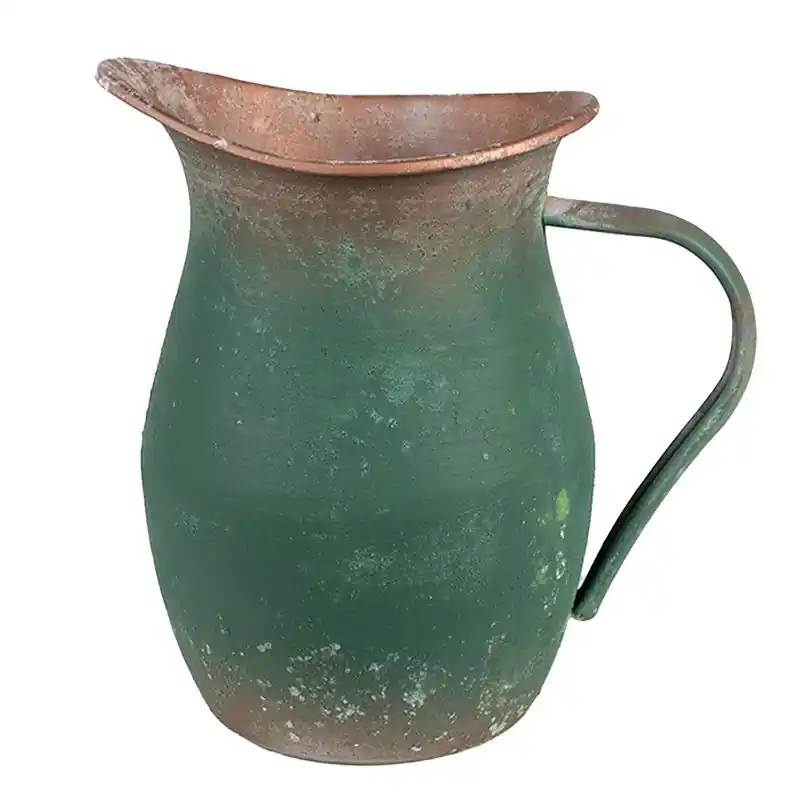 Shop Nu Clayre & Eef Decoratie Kan 19x13x19 cm Groen Metaal