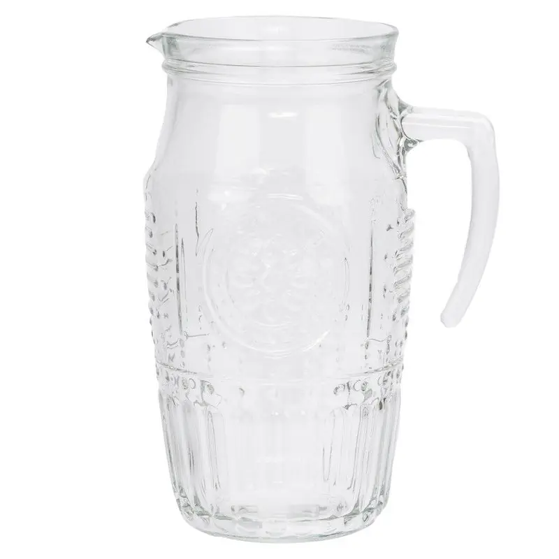 Handgemaakt Bormioli Rocco waterkan - glas - transparant - 1,8 liter - schenkkan - Waterkannen