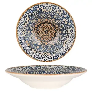 Bonna Pastabord - Alhambra - Porselein - 24 cm (400cc) - set van 2 Nieuwe Collectie