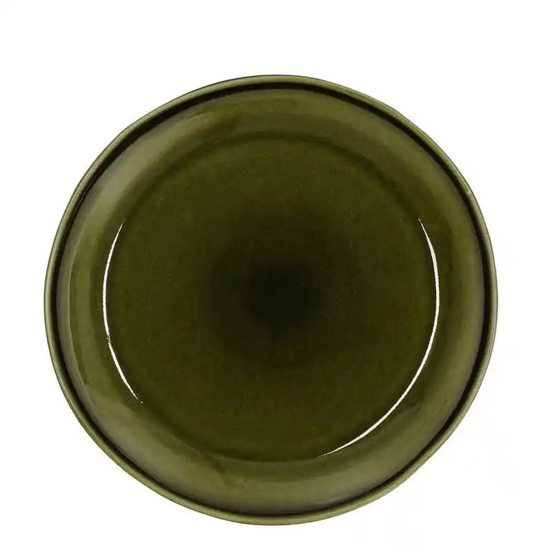 Exclusief Mica Decorations Rhea Dinerbord - Ø28 cm - Keramiek - Groen