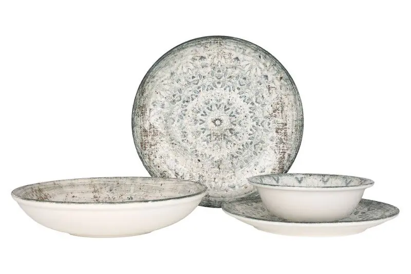 Rinart Serviesset - Fade - 24 delig - 6 Personen - Porselein Koopje