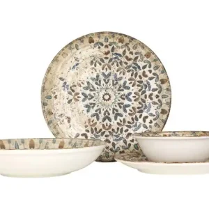 Rinart Serviesset (Large) - Aztec - 24 delig - 6 Personen - Porselein Merkproduct