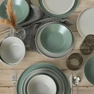 Populair Keramika Serviesset - River - 24 delig - 6 Personen - Stoneware