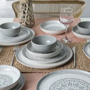 Keramika Serviesset - Stone Nordic - 24 delig - 6 Personen - Stoneware Seizoensaanbieding