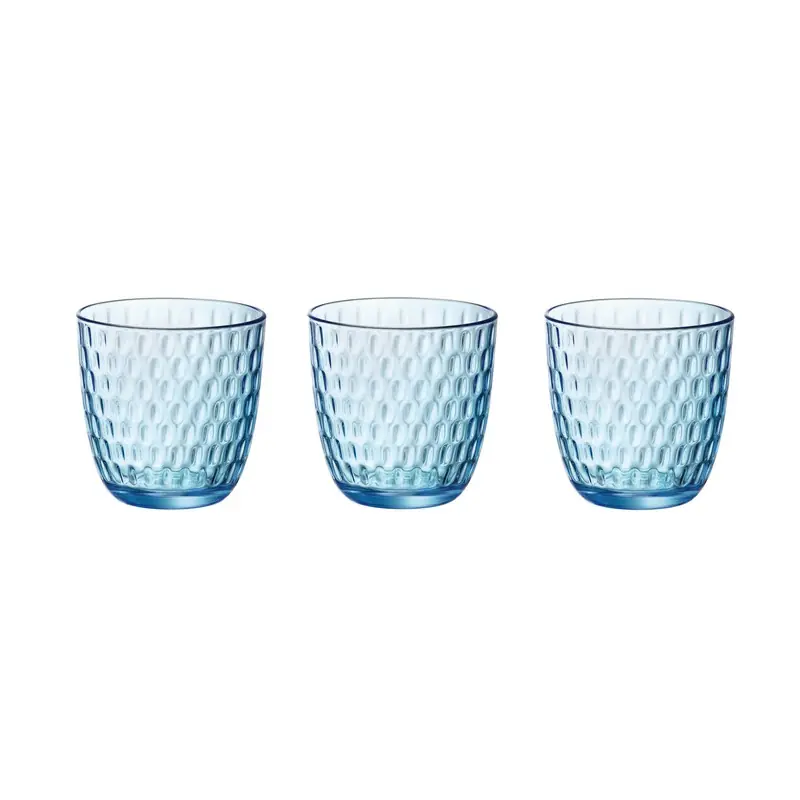 Must-Have Bormioli Rocco Waterglas/drinkglas - 4x - blauw transparant - 290 ml - Drinkglazen
