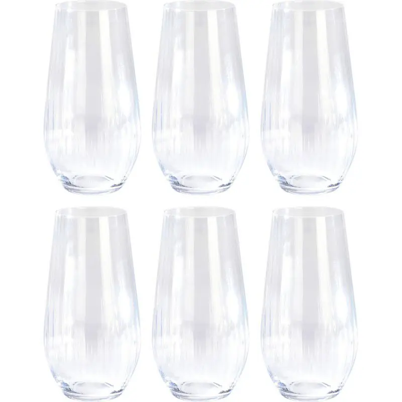 Atmos Fera Longdrink glazen - 6x stuks - kristalglas - 580 ml - Longdrinkglazen Hete Deal