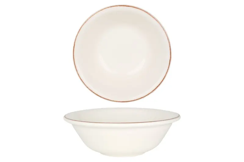 Authentiek Bonna Kommetje - Retro - Porselein - 16 cm (400cc) - set van 6