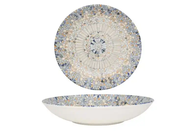 Bonna Diepbord - Luca Mosaic - Porselein - 23 cm (1000cc) - set van 6 Favoriet