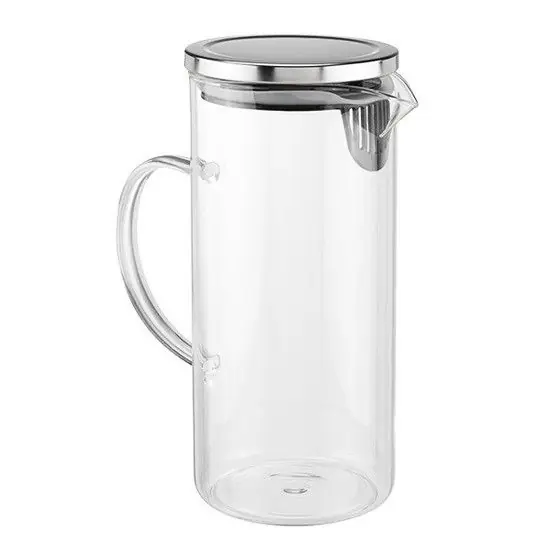 schenkkan - 1,3 liter - glas - 22 cm - waterkan - sapkan - Schenkkannen Voordeelprijs