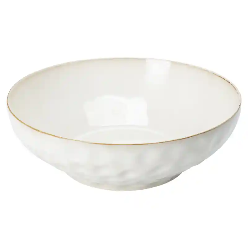 Dagaanbieding OTIX Saladeschaal - Slakom - Serveerschaal - 2500ML - Beige - Keramiek  - MAPLE