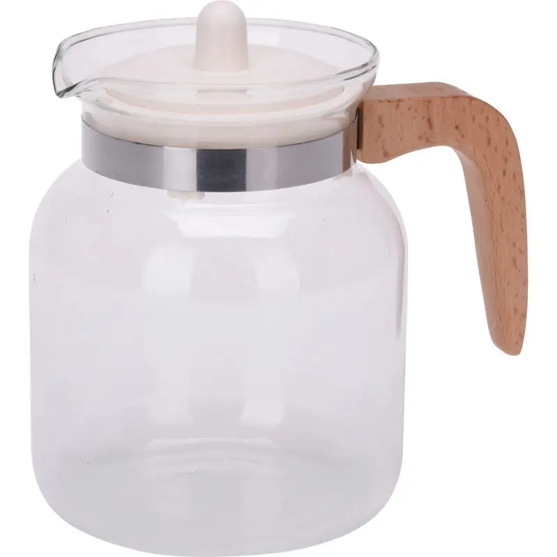 Glazen theepot met infuser 1,5 liter - Theepotten Express Levering