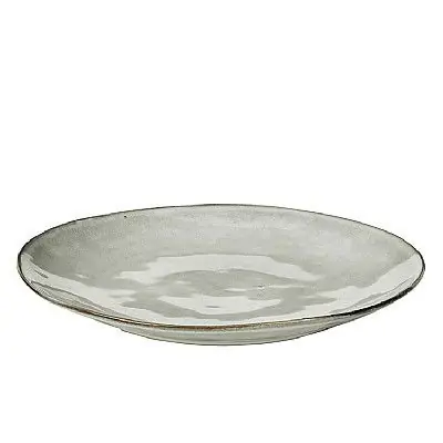 Broste Copenhagen - Big plate 'Nordic Sand' Stoneware Koopje
