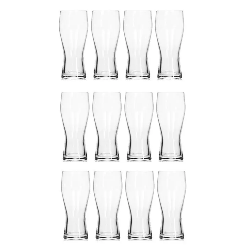 12x Bierglazen set 400 ml - Bierglazen Lage Kosten