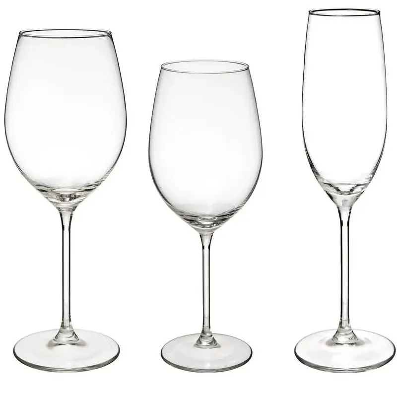 5five Wijnglazen - 18 st - champagneglazen - 210/410/540 ml - Wijnglazen Geld-Terug-Garantie