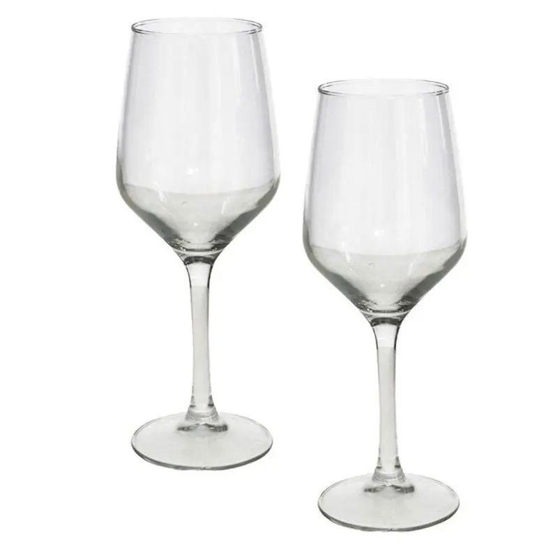 Gerimport Wijnglazen - 6x - glas - 420 ml - voor rood en wit - Wijnglazen Gecertificeerd
