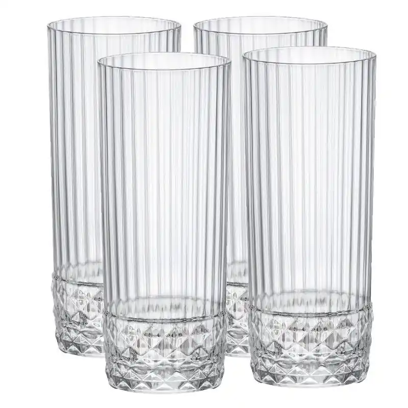 Fabrieksprijs Bormioli Rocco longdrink glazen - 4x - 400 ml - drink glazen - Longdrinkglazen