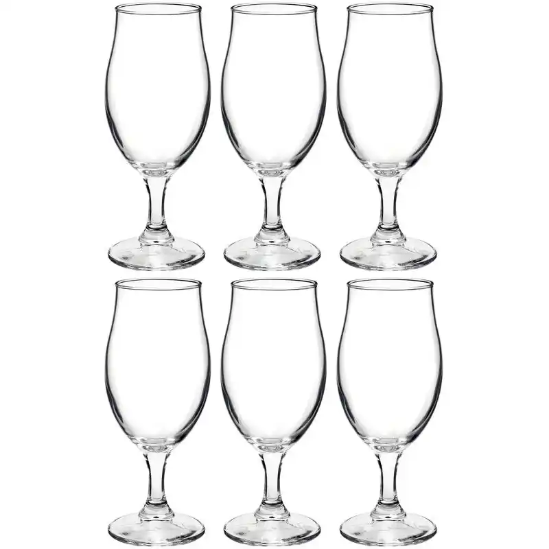 Bormioli Rocco Bierglazen - 6x - speciaalbier glazen - 260 ml - Bierglazen Alleen Vandaag