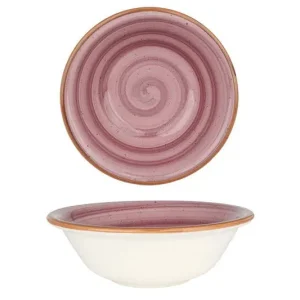 Bonna Kommetje - Aura Blackberry - Porselein - 16 cm (400cc) - set van 6 Direct Verzonden